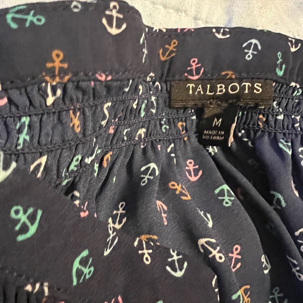 Talbots anchor blouse - Picture 2 of 6